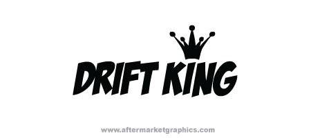 Drift King Decals - Pair (2 pieces)